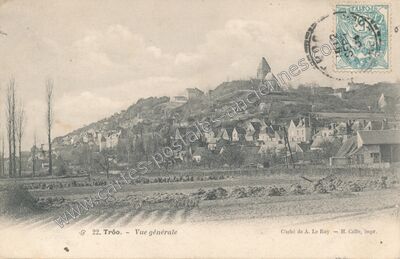 Carte postale ancienne Vue générale — Troo (Loir-et-Cher)