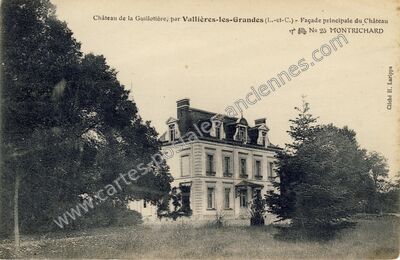 Carte postale ancienne La Guillotiere — Vallières-les-Grandes (Loir-et-Cher)