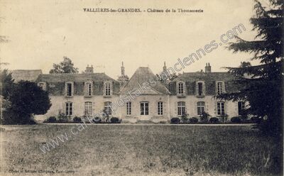 Carte postale ancienne La Thomasserie — Vallières-les-Grandes (Loir-et-Cher)