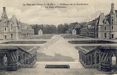Carte postale ancienne La Gaudiniere — La Ville-aux-Clercs (Loir-et-Cher)