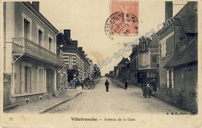 Carte postale ancienne Villefranche — Villefranche-sur-Cher (Loir-et-Cher)