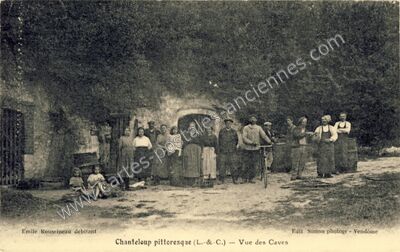 Carte postale ancienne Chanteloup — Villerable (Loir-et-Cher)