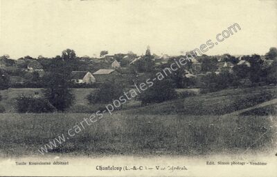 Carte postale ancienne Chanteloup — Villerable (Loir-et-Cher)