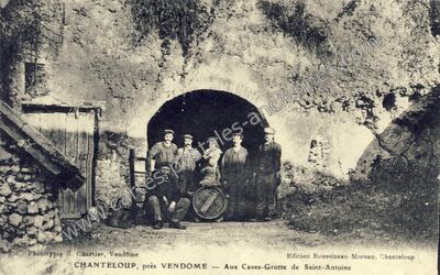 Carte postale ancienne Chanteloup — Villerable (Loir-et-Cher)