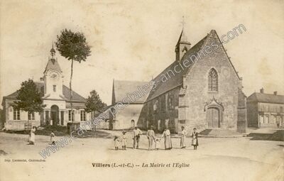 Carte postale ancienne Villiers — Villiers-sur-Loir (Loir-et-Cher)