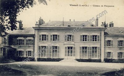 Carte postale ancienne Château de Pimpeneau — Vineuil (Loir-et-Cher)