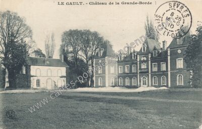 Carte postale ancienne Chateau de la Grande Borde — Le Gault-du-Perche (Loir-et-Cher)