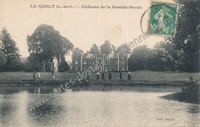 Carte postale ancienne Chateau de la Grande Borde — Le Gault-du-Perche (Loir-et-Cher)