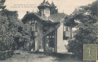 Carte postale ancienne La Petite Porte — Le Gault-du-Perche (Loir-et-Cher)
