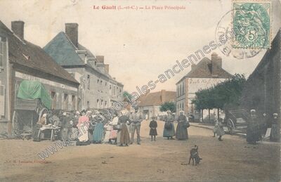 Carte postale ancienne Le Gault — Le Gault-du-Perche (Loir-et-Cher)