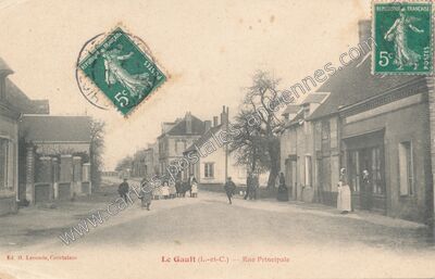 Carte postale ancienne Le Gault — Le Gault-du-Perche (Loir-et-Cher)