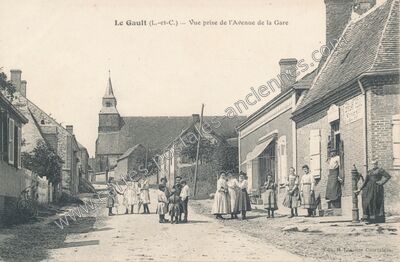 Carte postale ancienne Le Gault — Le Gault-du-Perche (Loir-et-Cher)