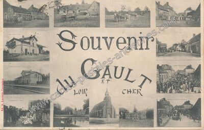 Carte postale ancienne Le Gault — Le Gault-du-Perche (Loir-et-Cher)