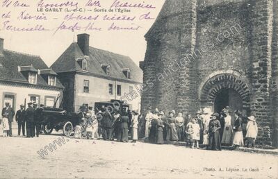 Carte postale ancienne Le Gault — Le Gault-du-Perche (Loir-et-Cher)