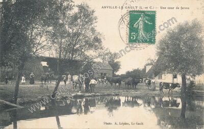 Carte postale ancienne Le Gault — Le Gault-du-Perche (Loir-et-Cher)