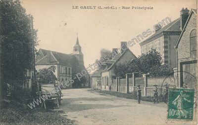Carte postale ancienne Le Gault — Le Gault-du-Perche (Loir-et-Cher)