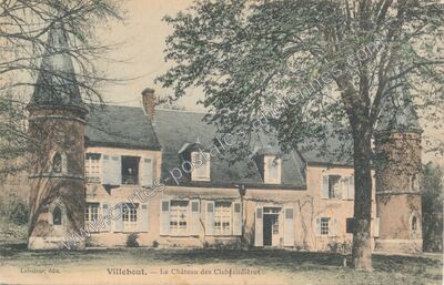 Carte postale ancienne Chateau des Clabeaudieres — Villebout (Loir-et-Cher)