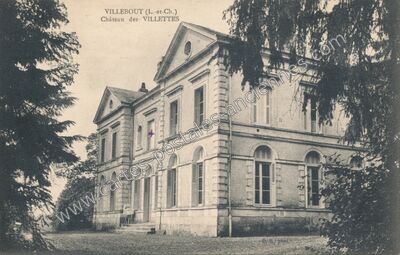 Carte postale ancienne Chateau des Villettes — Villebout (Loir-et-Cher)