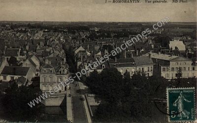 Carte postale ancienne Romorantin — Romorantin-Lanthenay (Loir-et-Cher)