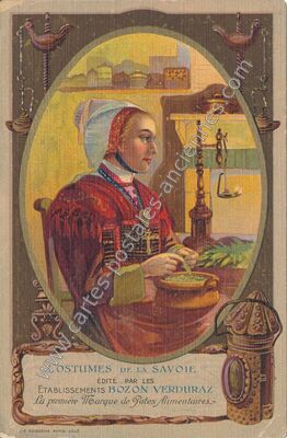 Carte postale ancienne Costume de Savoie — Non Localisée (Savoie)