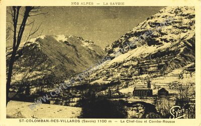 Carte postale ancienne Nos Alpes - La Savoie — Saint-Colomban-des-Villards (Savoie)