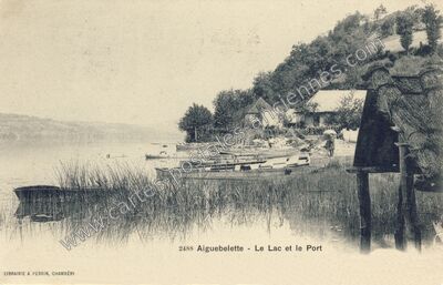 Carte postale ancienne Aiguebelette — Aiguebelette-le-Lac (Savoie)