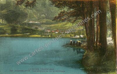 Carte postale ancienne Lac d'Aiguebelette — Aiguebelette-le-Lac (Savoie)