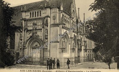 Carte postale ancienne Abbaye d'Hautecombe - La Chapelle — Aix-les-Bains (Savoie)