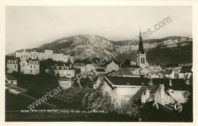 Carte postale ancienne Hôtel Mirabeau_Le Revard — Aix-les-Bains (Savoie)