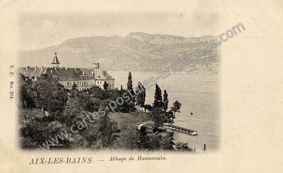 Carte postale ancienne Abbaye de Hautecombe — Aix-les-Bains (Savoie)