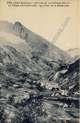 Carte postale ancienne Averole — Bessans (Savoie)