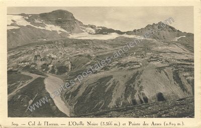 Carte postale ancienne Col de l'Iseran — Bonneval-sur-Arc (Savoie)