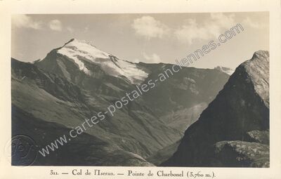 Carte postale ancienne Col de l'Iseran — Bonneval-sur-Arc (Savoie)