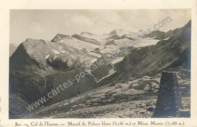 Carte postale ancienne Col de l'Iseran — Bonneval-sur-Arc (Savoie)