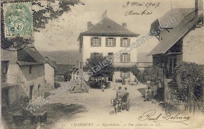 Carte postale ancienne Aiguebelette — Aiguebelette-le-Lac (Savoie)