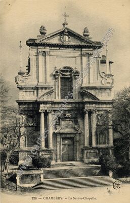 Carte postale ancienne La Sainte-Chapelle — Chambéry (Savoie)