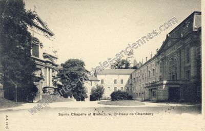 Carte postale ancienne Chateau de Chambery — Chambéry (Savoie)