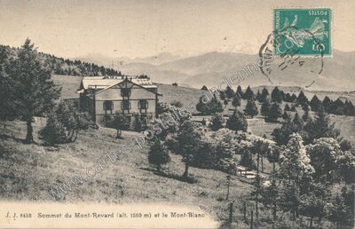Carte postale ancienne Mont Revard — Les Déserts (Savoie)