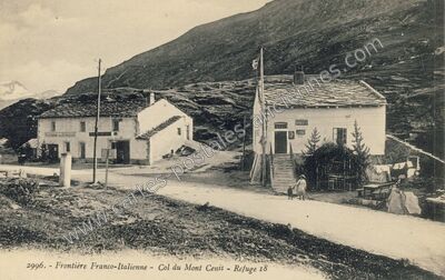Carte postale ancienne Col du Mont Cenis — Lanslebourg-Mont-Cenis (Savoie)