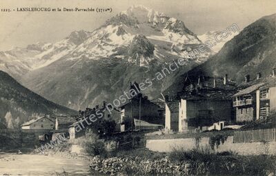 Carte postale ancienne Lanslebourg — Lanslebourg-Mont-Cenis (Savoie)