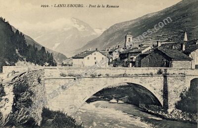 Carte postale ancienne Lanslebourg — Lanslebourg-Mont-Cenis (Savoie)