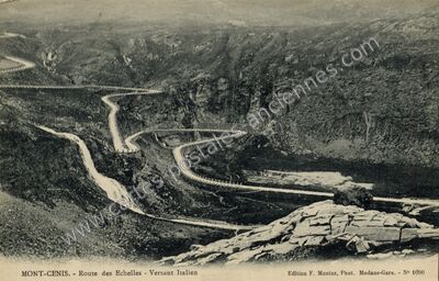 Carte postale ancienne Mont Cenis — Lanslebourg-Mont-Cenis (Savoie)
