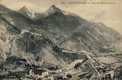 Carte postale ancienne Modane Gare — Modane (Savoie)