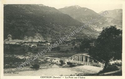 Carte postale ancienne Centron — Montgirod (Savoie)