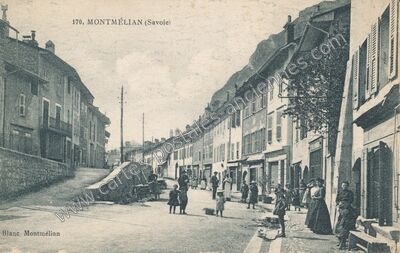 Carte postale ancienne Montmelian — Montmélian (Savoie)