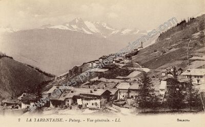 Carte postale ancienne Peisey — Peisey-Nancroix (Savoie)