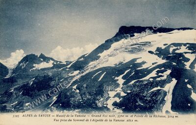 Carte postale ancienne Aiguille de la Vanoise — Pralognan-la-Vanoise (Savoie)