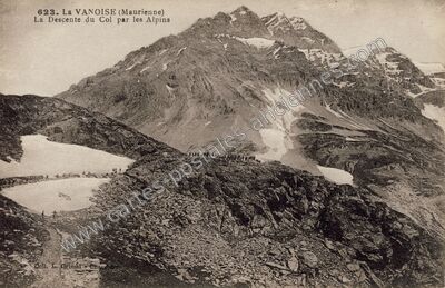 Carte postale ancienne Col de la Vanoise — Pralognan-la-Vanoise (Savoie)