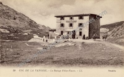 Carte postale ancienne Col de la Vanoise — Pralognan-la-Vanoise (Savoie)