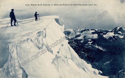 Carte postale ancienne Massif de la Vanoise — Pralognan-la-Vanoise (Savoie)